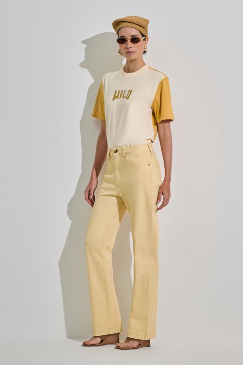 Calça Sarja Feminina Reta Patogê CL50405
