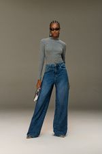 Calça Jeans Wide Leg Over Patogê CL90045