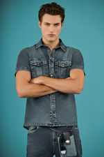 Camisa Jeans Masculina Patogê CA39473