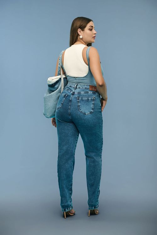 Calça Jeans Skinny Curvy Feminina Patogê Cintura Alta (G4) CL39257
