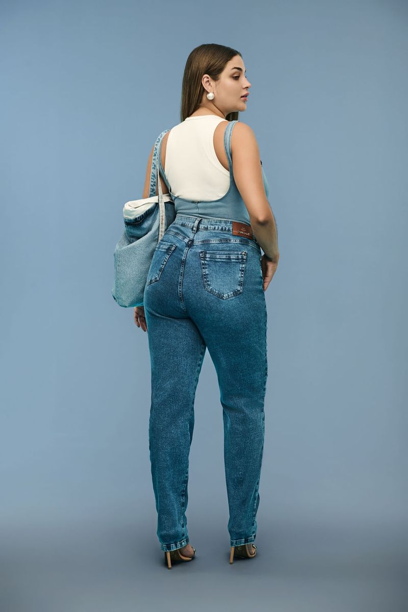Calça Jeans Skinny Curvy Feminina Patogê Cintura Alta (G4) CL39257