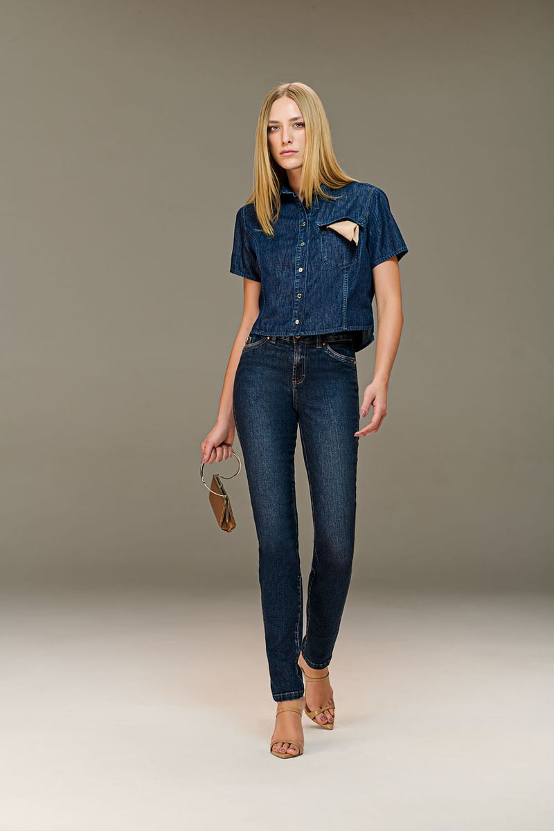 Calça jeans skinny comfort feminina Patogê CL38998