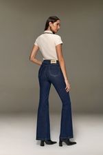 Calça jeans flare feminina Patogê cintura alta (G4) CL90013