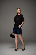 Bermuda Jeans Boyfriend Feminina Patogê BE50001