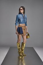 Mini Saia Sarja Feminino Patogê SA38594