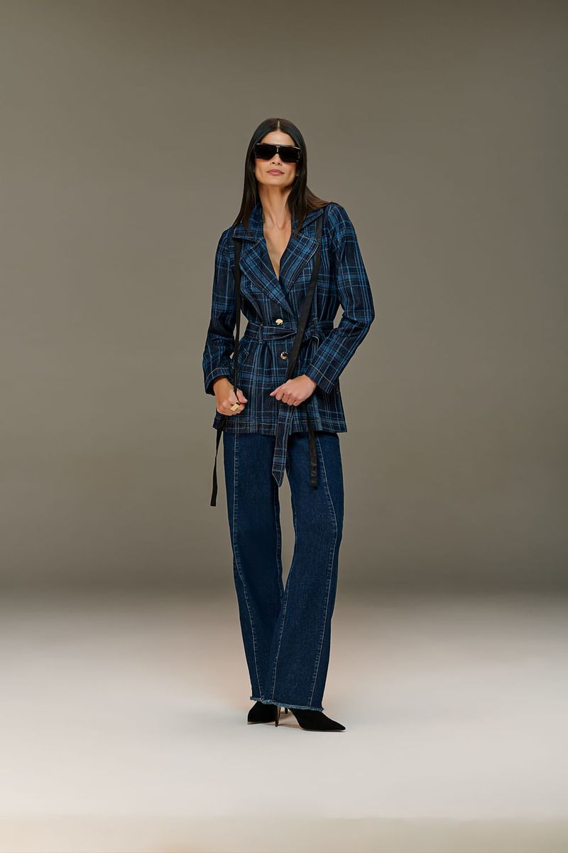 Trench Coat Jeans Feminino Patogê CS38915