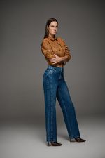 Calça Jeans Reta Feminina Patogê CL39673