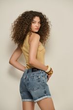 Bermuda Jeans New Boyfriend Feminina Patogê BE39366