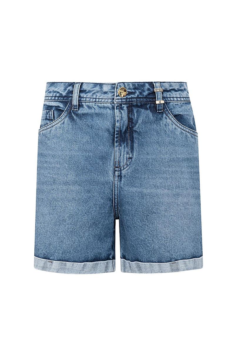 Bermuda Jeans New Boyfriend Feminina Patogê BE39366