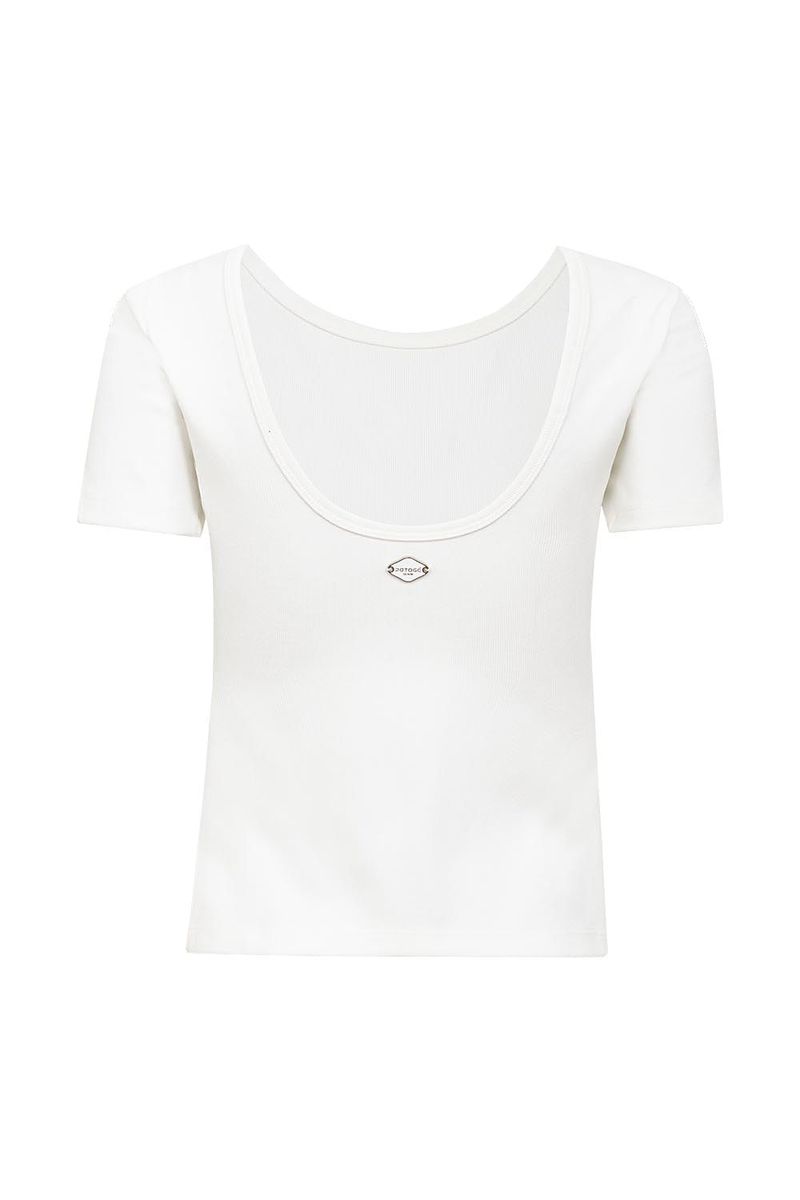 Blusa Feminina Malha Canelada Patogê BL39306