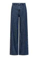 Calça Jeans Pantalona Feminina Patogê CL39374