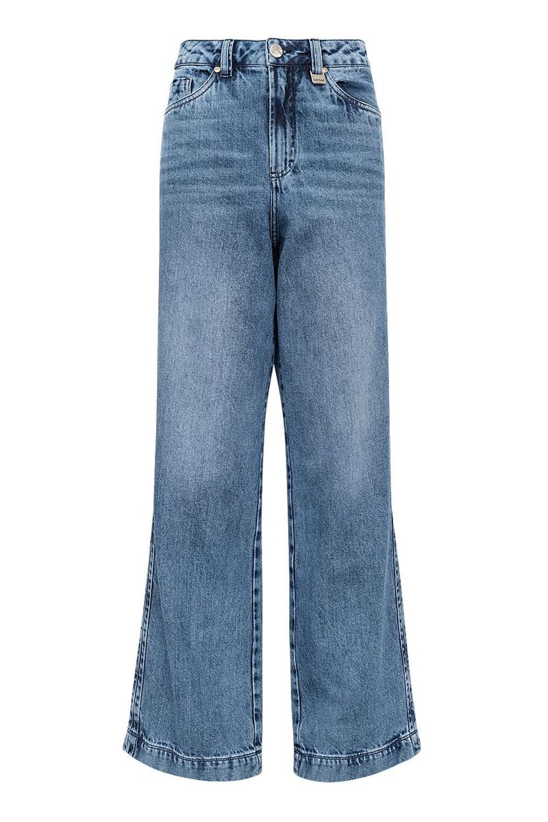 Calça Jeans Reta Over Feminina Patogê CL39493