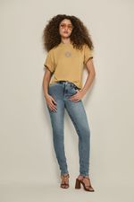 Calça Jeans Skinny Feminina Patogê Cintura Alta (G4) CL39305