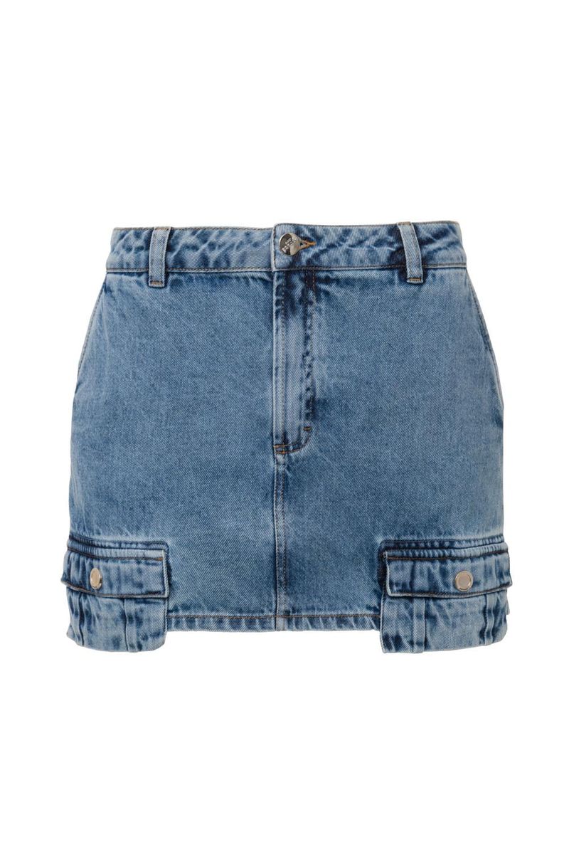 Saia Jeans Saia Feminina Patogê SA39610