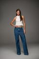 Calça Jeans Reta Over Feminina Patogê CL39655