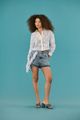 Bermuda Jeans Mom Feminina Patogê BE90053