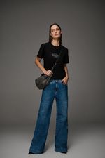 Calça Jeans Wide Leg Feminina Patogê CL39648